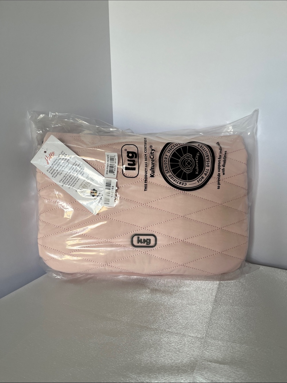 LUG - Bina CloudGo Foldover Crossbody Bag in Pinky Promise - Picture 4 of 8
